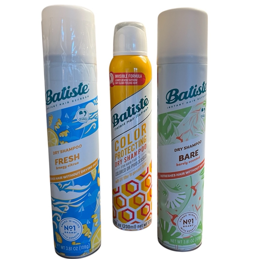 Batiste Dry Shampoo 3 lot bundle - 3.8 oz each